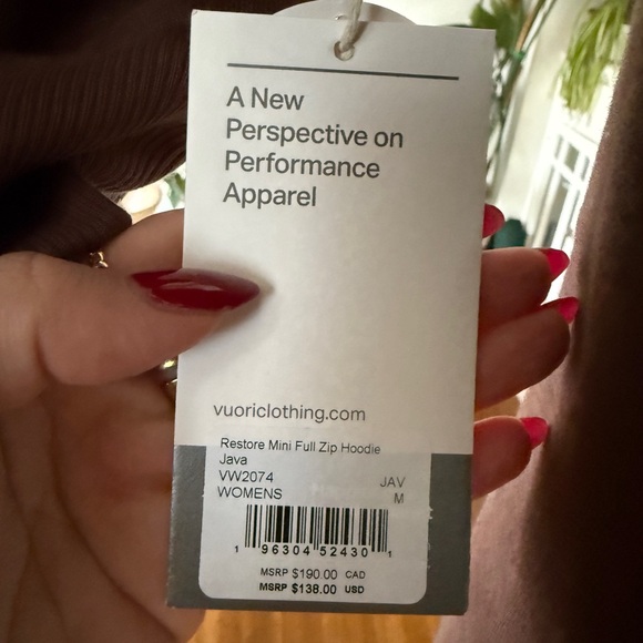Vuori Restore Mini Full Zip Hoodie - Picture 6 of 6